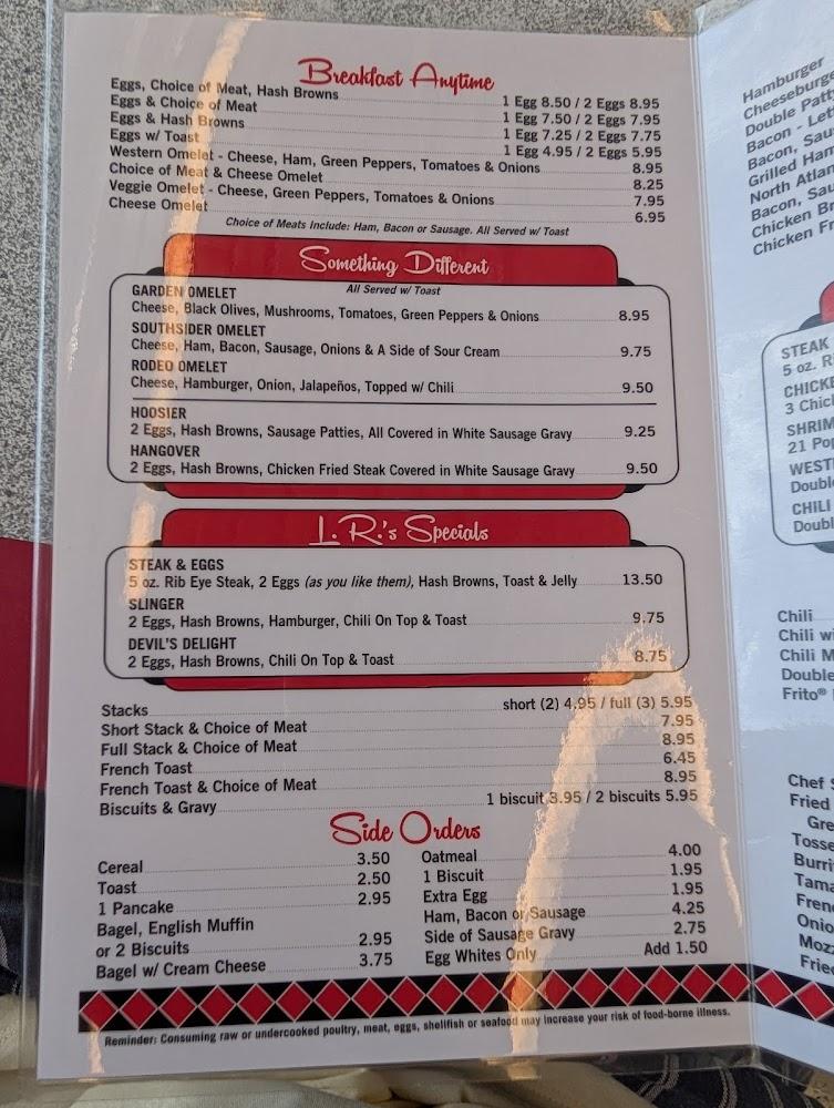 Courtesy Diner Menu image 2