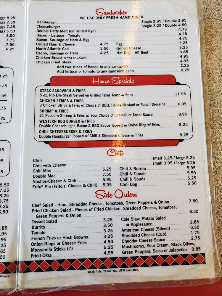 Courtesy Diner Menu image 4